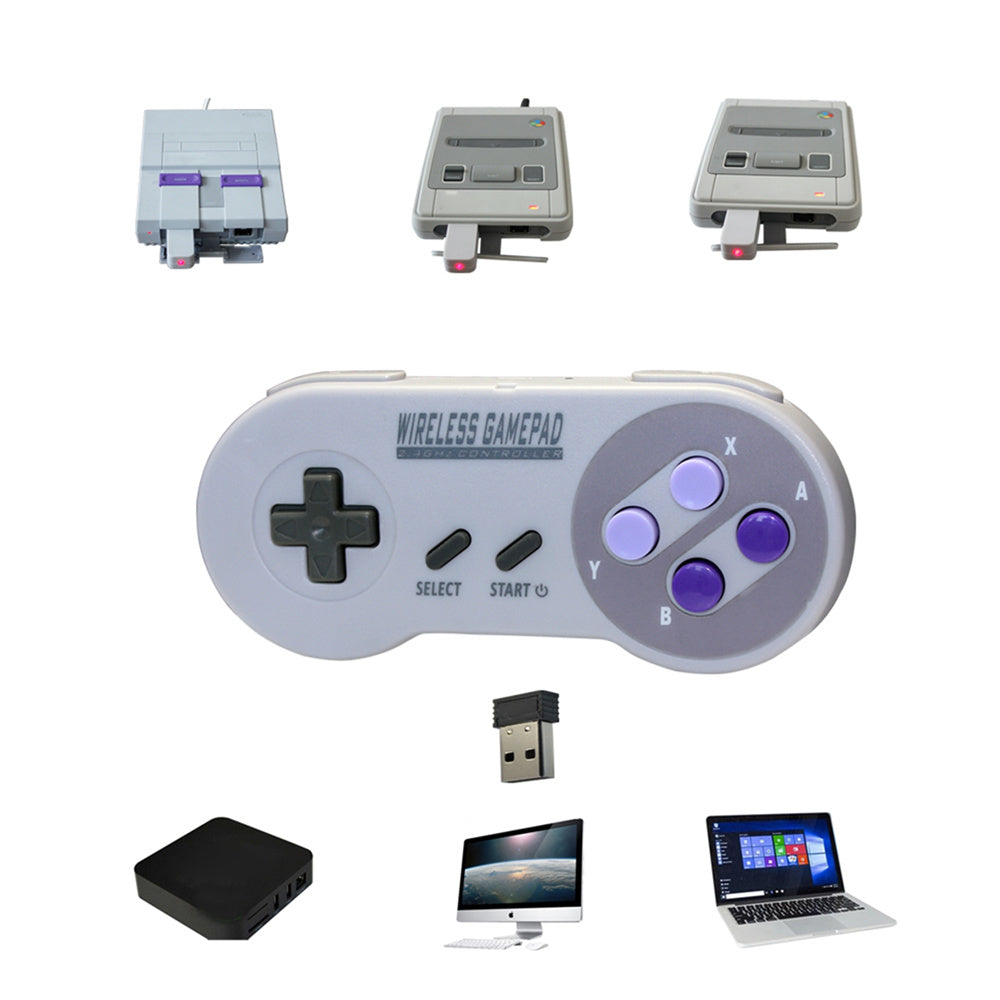 2.4 Ghz Classic SNES Wireless Controller - APE'S HUT