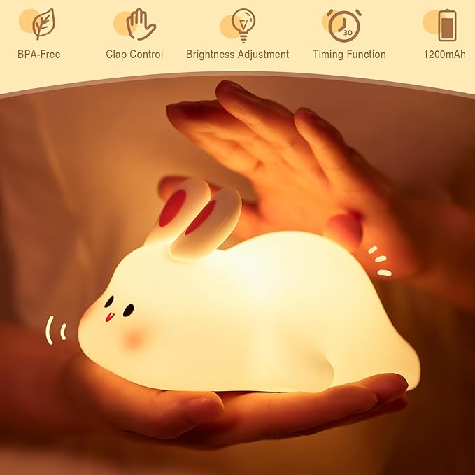 Huggable Bunny Light: Cozy Illumination - APE'S HUT