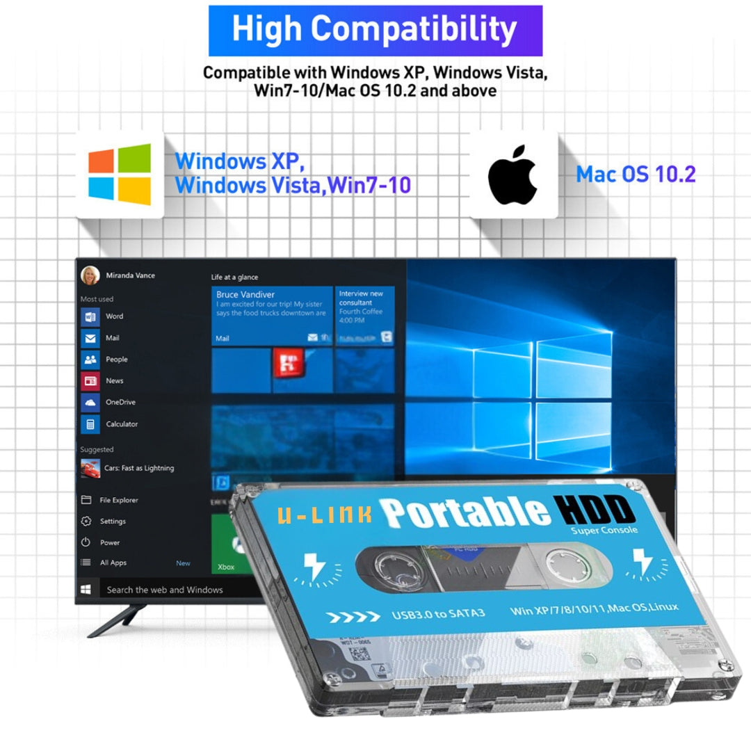 U-Link Portable HDD Super Console - APE'S HUT