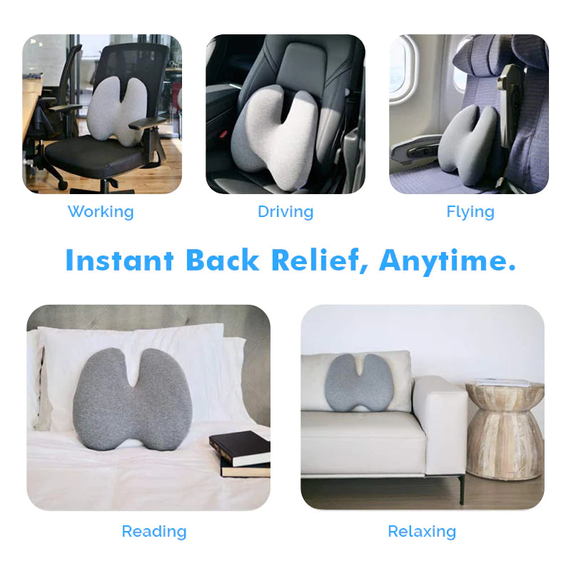 Iweden Lumbar Support Pillow,Car Back Support, Lumbar Support Pillow for  Office Chair Back Support Pillow, Recliner Memory Foam Back Cushion for Back  Pain Relief, Improve Posture, Memory Foam Cushion - Coupon Codes