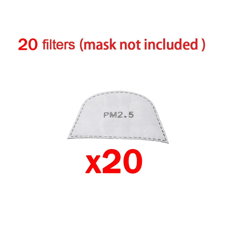X-Trail - Anti-Dust & Fog-Resistant Face Shield - APE'S HUT - 20Pcs Filter
