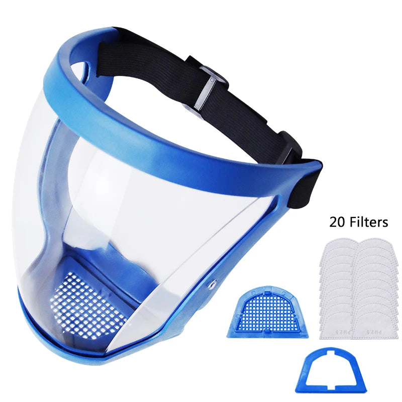 X-Trail - Anti-Dust & Fog-Resistant Face Shield - APE'S HUT - Blue