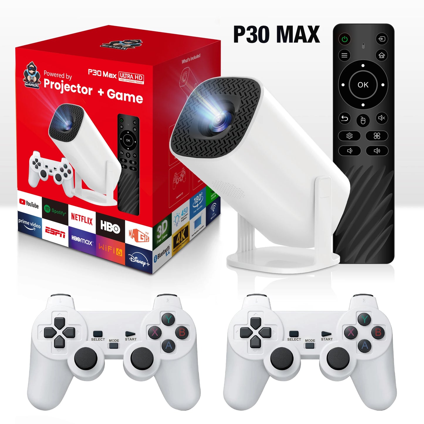 P30 Max Game Projector