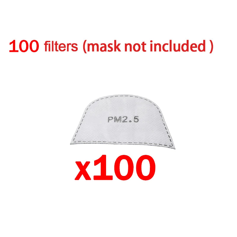 X-Trail - Anti-Dust & Fog-Resistant Face Shield - APE'S HUT - 100Pcs Filter