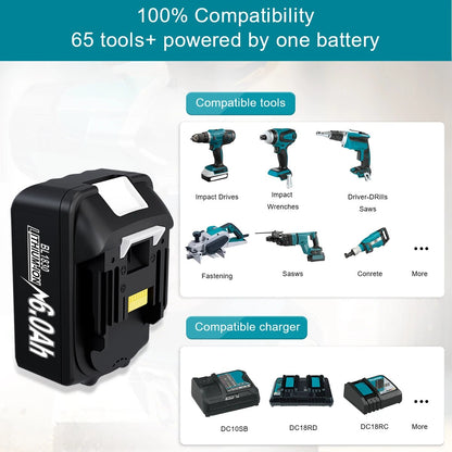 Makita-Compatible 18V 6000mAh Li-Ion Battery and Charger - APE'S HUT -