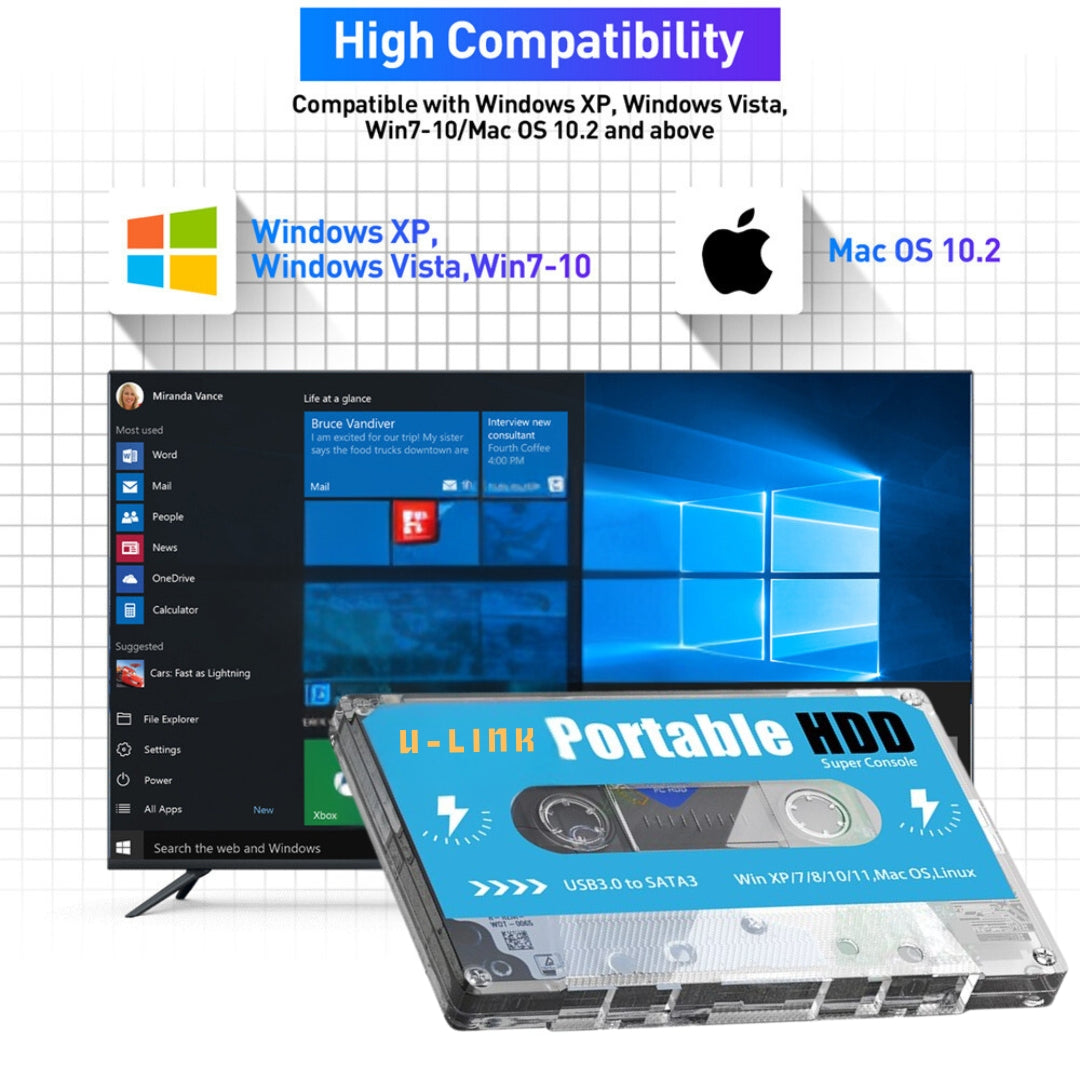 U-Link Portable HDD Super Console