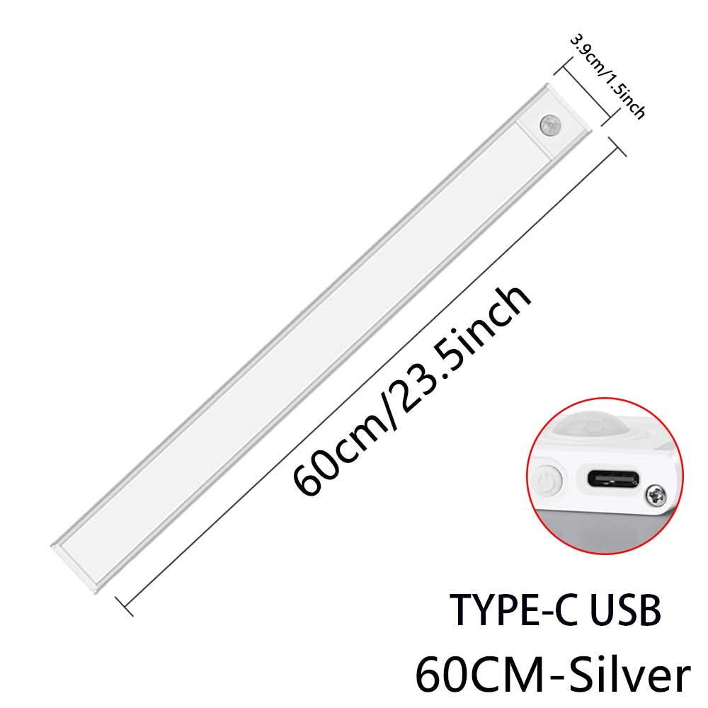 MOTION SENSOR LAMP - APE'S HUT - Silver-60cm TYPE-C