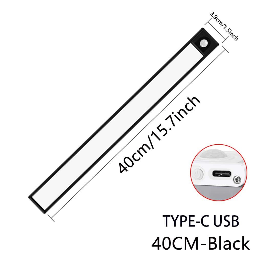 MOTION SENSOR LAMP - APE'S HUT - Black-40cm TYPE-C