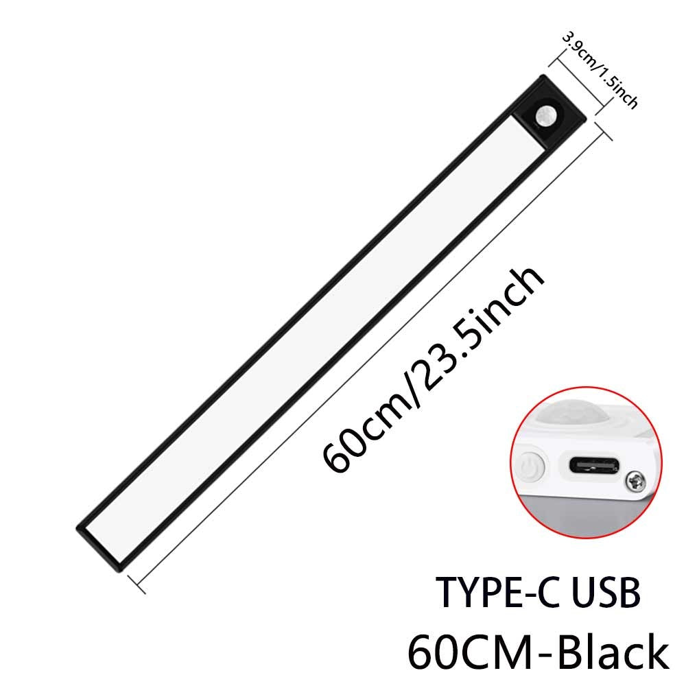 MOTION SENSOR LAMP - APE'S HUT - Black-60cm TYPE-C